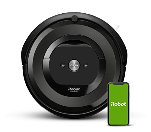 iRobot Roomba e6 (e6192) WLAN-fähiger Saugroboter (Staubsauger Roboter) mit zwei Gummibürsten, Ideal bei Haustieren, Individuelle Anpassung, Sprachassistenten-kompatibel, Waschbarer Auffangbehälter