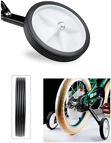 Bicycle Training Wheels Stabilizers With Mounted Bracket Screws For Kids Of 16 18 20 22 24 Inch Bikes (Silver) #TOP2