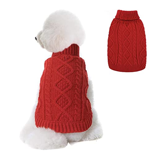 Cozy Up Your Pup with the Best Red Cable Knit Dog Sweaters A Complete
