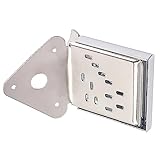 TOYANDONA Mandolina De Metal Con Tapa Desmontable y Tornillos Mejora El Sonido y Estilo Del Instrumento Para Músicos De Mandolina