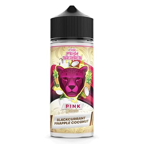 DrVapes ThePinkSeries �d�q�^�o�R ���L�b�h �j�R�`���Ȃ� �V���[�g�t�B���{�g�� (120ml�{�g���Ƀ��L�b�h��100ml, Pink Colada)