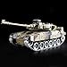 Deliya Tanque Teledirigido con Airsoft Balas, Sonido E Iluminación, Modelo En Escala 1: 16 con Batería, Cargador, Control Remoto Y Munición