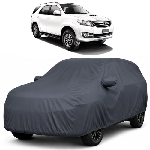 Image of Autofact Premium Car Cover for Fortuner 2009-2015 | All Weather Waterproof Full Body Car Cover | Light-Weight Triple-Stitched Outdoor Shield with UV Protection, Dustproof & Heat-Resistant