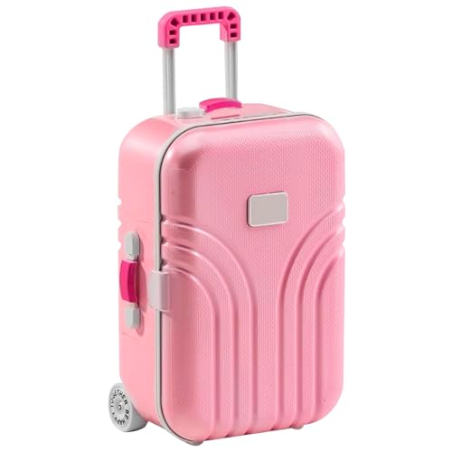 Tongyixin Mini Petit Trolley Tirelire，Adorable Trolley Organisateur de Bagages，Simulation de Valise Tirelire，Valises de Voyage pour économiser de...