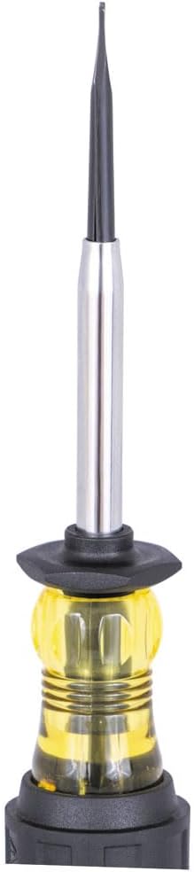 Klein Tools 6024K Slotted Screw-Holding Screwdriver, 1/4-Inch Split-Blade Flat Head Driver, Positive Gripping Action, Cushion-Grip Handle