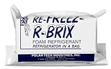 Polar Tech RB7 Re-Freez-R-Brix Foam Refrigerant Pack, 4-1/2