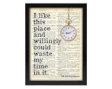 Shakespeare Quote Clock