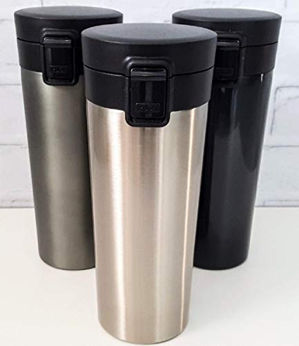 Copo Térmico Aço Inox Vácuo Caneca Café Garrafa 400ml Chá Cor: Prata