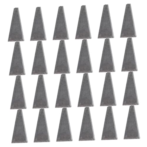 SHINEOFI Cales Triangulaires en Acier pour Manches de Marteau et Hache, Outils de Renfort Métalliques, Kit 30 Pièces, Fixation Rapide pour Travaux D’abattage et Forestiers