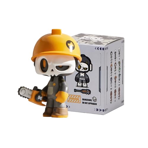 Bahomu Anime Blind Box, Mr. Bone Vinyl Toy Series – Stylish Blind Box Figures, Cool Skull Characters for Collectors Anime Fans (1PC)