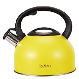 Tea Kettle, 2.5 Liter Loud Stovetop Whistling Teakettle with Cool Grip Ergonomic Handle Food Grade S