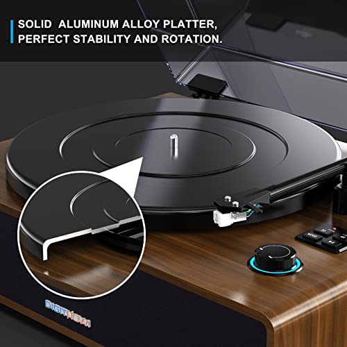 DIGITNOW! DIGITNOW!Platine Vinyle Bluetooth Gramophone avec Haut-Parleurs stéréo HiFi Intégrés,Tourne Disque Vinyle… - Les Beatles, Paul McCartney, John Lennon, RIngo Starr, George Harrison DIGITNOW! DIGITNOW!Platine Vinyle Bluetooth Gramophone avec Haut-Parleurs stéréo HiFi Intégrés,Tourne Disque Vinyle… – Image 4