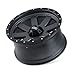 Ion Wheels 134 Matte Gunmetal/Black BEADLOCK Wheel with Alloy Steel (18 x 10. inches /6 x 83 mm, -19 mm Offset)