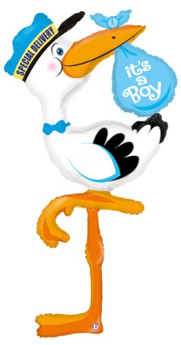 Betallic 5' SPECIAL DELIVERY STORK BOY-FL, 60", Multicolor