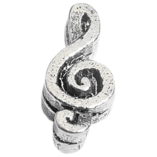 Treble Clef Music Floating Locket Charm #TOP11