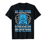 Truck driver 18 wheeler semi-trailer gift idea
