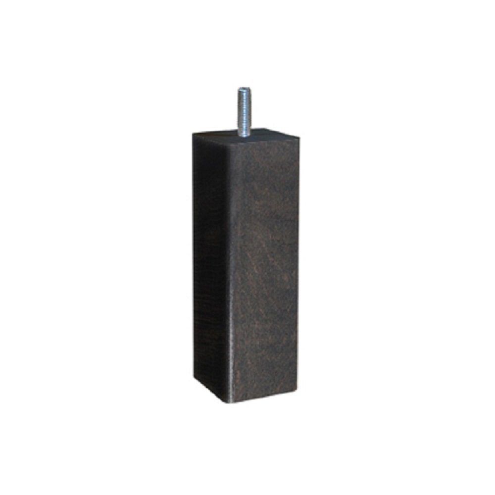 Margot - Douceur SCANDINAVE Square Wood Base 4 Feet 5 x 5 x 18 cm, Wood, Chêne grisé, 5 x 5 x 18 cm - Image 2