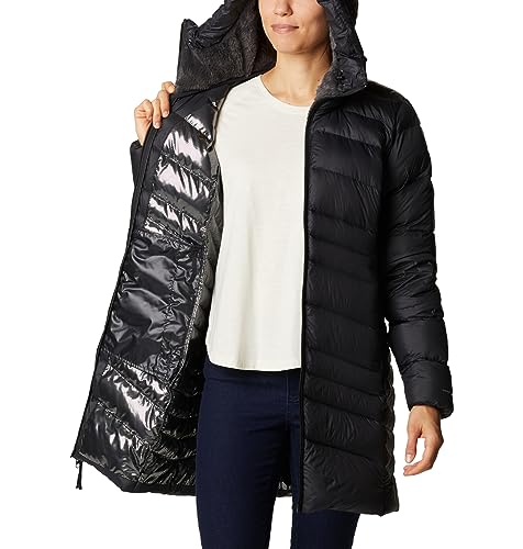 Columbia Women's Autumn Park Down Mid Puffer Jacket, Black, M - Image 5