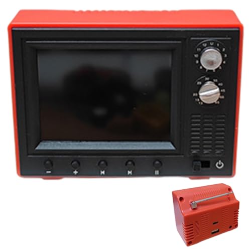 Jouet TV mini pour dollhouse 1:12 rechargeable par USB, cadeau idéal de bricolage