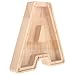 Produktbild CANIGHT Kapazität Englisch Jar Kinder EIN Geld Sparen Ornament für Schicke Holz Dekoration Geschenk Gestaltet Haus Topf Sparschwein Alphabet Dekor Lustig Halter Aufbewahrung Handwerk