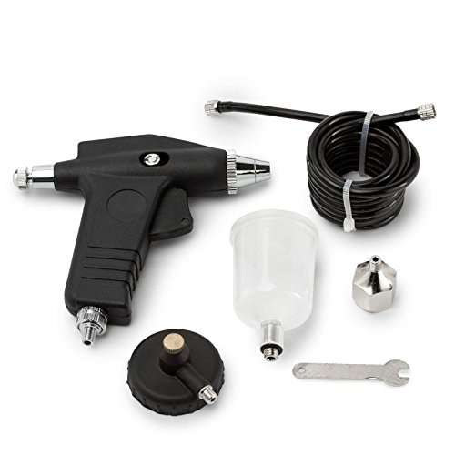 Pointzero Trigger-Style Single-Action 2Cc Gravity-Feed Airbrush Set - .3 Mm Nozzle #TOP2