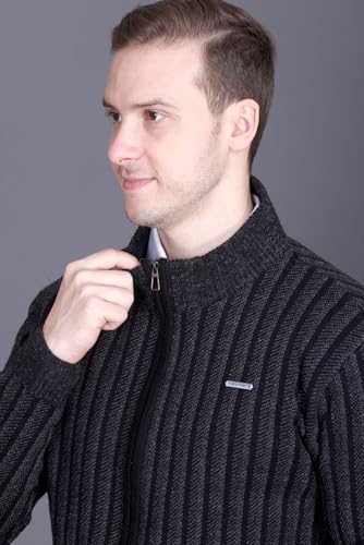 Image of GODFREY Full Sleeve Zipper Sweater for Man Winter Wear -Mens Woolen Sweaters Turtle Neck