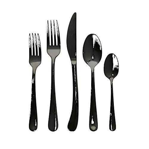 Vietri Settimocielo Nero Five-Piece Place Setting