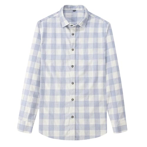 Camisa de algodón con cuello cuadrado para hombre confección premium slim fit