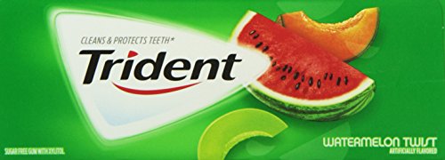Image of Trident Watermelon Twist Sugar Free Gum 14 Sticks