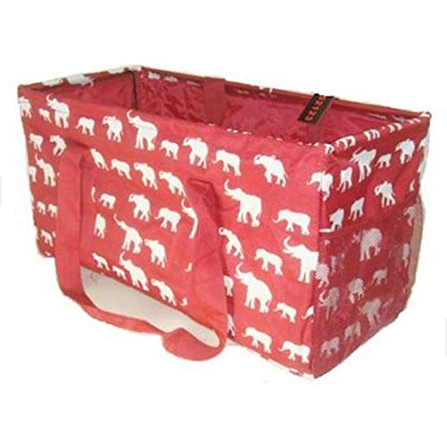 Elephant Wireframe Trunk Utility- Burgundy