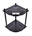 ISZY Billiards Pool Stick Holder - Cue Rack Only - Wood Stand Holds 8 Billiard Sticks, a Full Set of Balls & Includes 4 Score Counters - Pool Accessories, Black