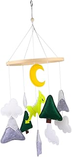 Toyvian 1Pc Pingente De Berço Quarto Do Bebê Berço Móvel Lua Berço Móvel Animal Berço Do Bebê Móvel Brinquedos De Desenvolvimento Infantil Decoração De Música Decoração Da Mão Pendurado