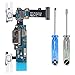 MMOBIEL Ladebuchse Kompatibel mit Samsung Galaxy S5 2014 - Dock Connector Mikro USB - Audio Jack/Mikrofon/Antenne Ersatz - Inkl. Schraubenzieher