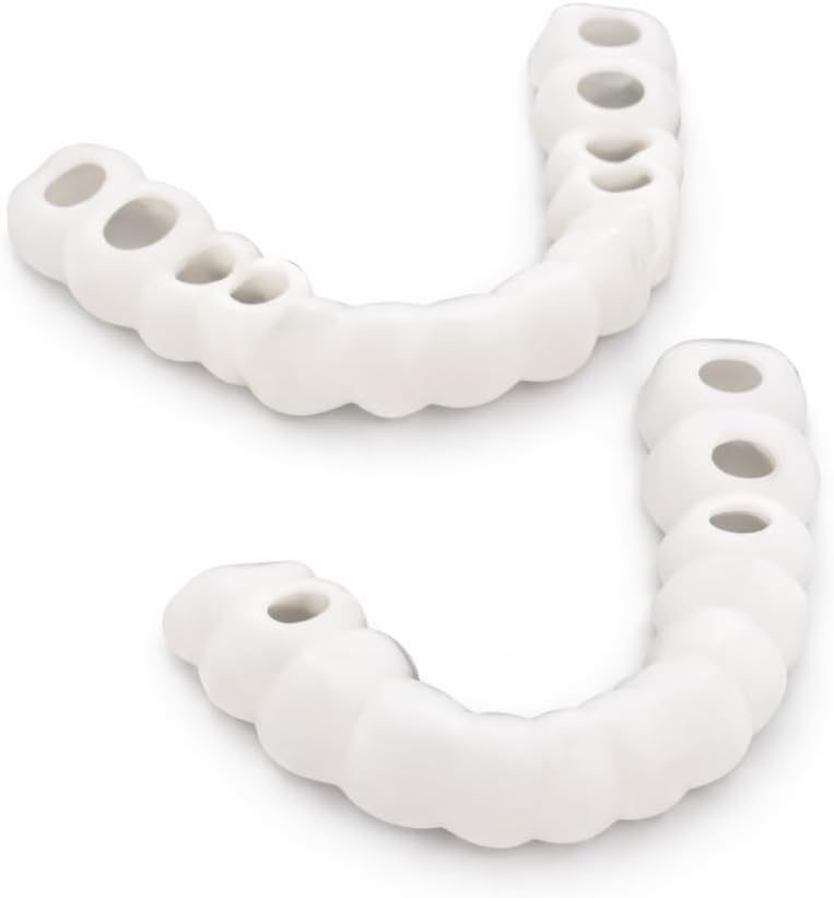 Removable Dental Veneers, Top and Bottom Set, Temporary Denture, Teeth Whitening