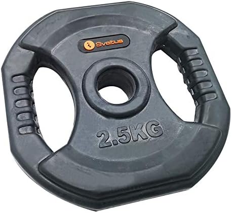 Sveltus Pump Disc, Handles, 2.5 kg, Unisex Adult, Black