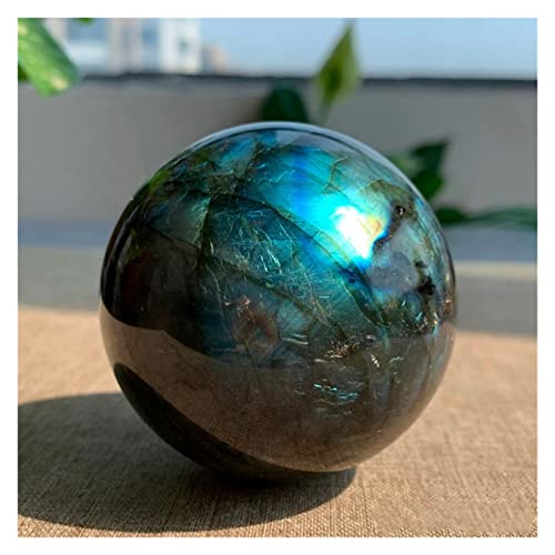 100% natural labradorite bola de cristal de alta qualidade cura labradorite pedra lustrosa bola de c