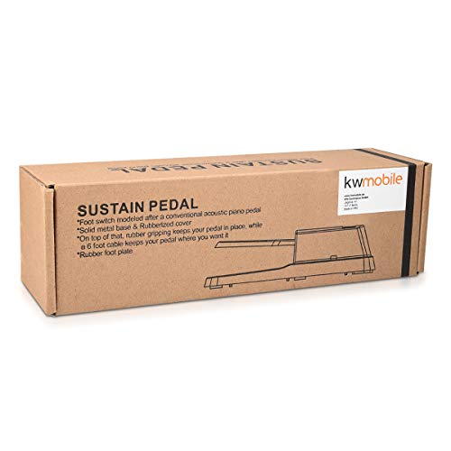 Kwmobile Universal Sustain Pedal für Keyboard und E-Piano
