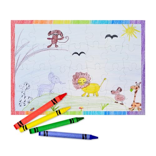 Puzzle en Blanco para Decorar Temática Fiesta 3+ Anos miniatura 2