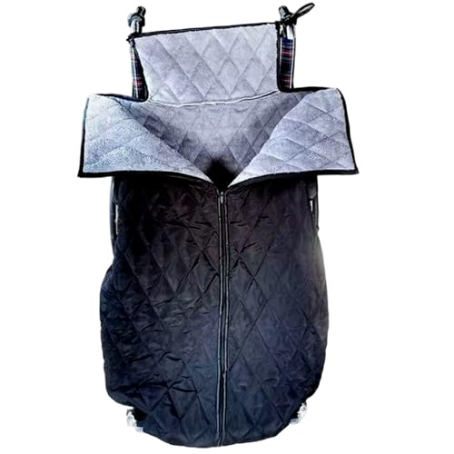Couverture fauteuil roulant pour balades d'hiver au chaud en famille
