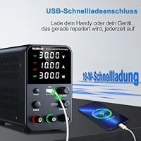 NANKADF Labornetzteil (0-30V,0-10A) mit Kurzschlussalarm/Ausgangsschalter – Ansicht 4