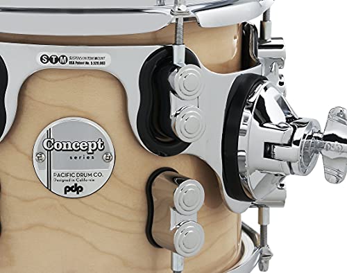Pdp By Dw 7-Piece Concept Maple Shell Pack With Chrome Hardware Natural #TOP5