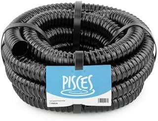 Pisces 1in (25mm) Corrugated Black Flexi-Hose (by The Metre)