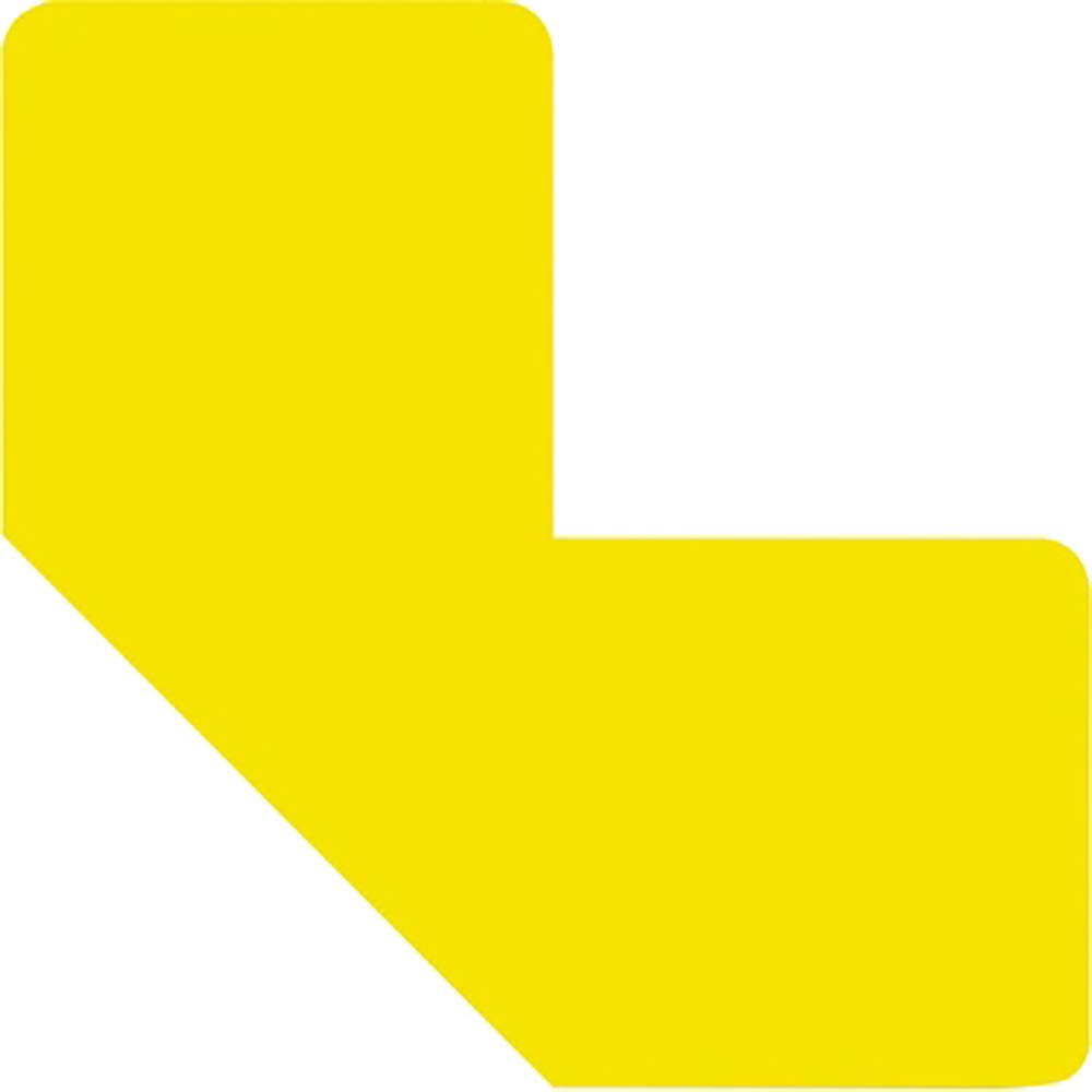 Tarifold 948950 - Adhesive L Shape, Yellow, Pack of 10