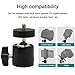 Honbay 1PCS 1/4 Inch to 3/8 Inch 360�� Rotating Swivel Mini Ball Head Ballhead with 1/4