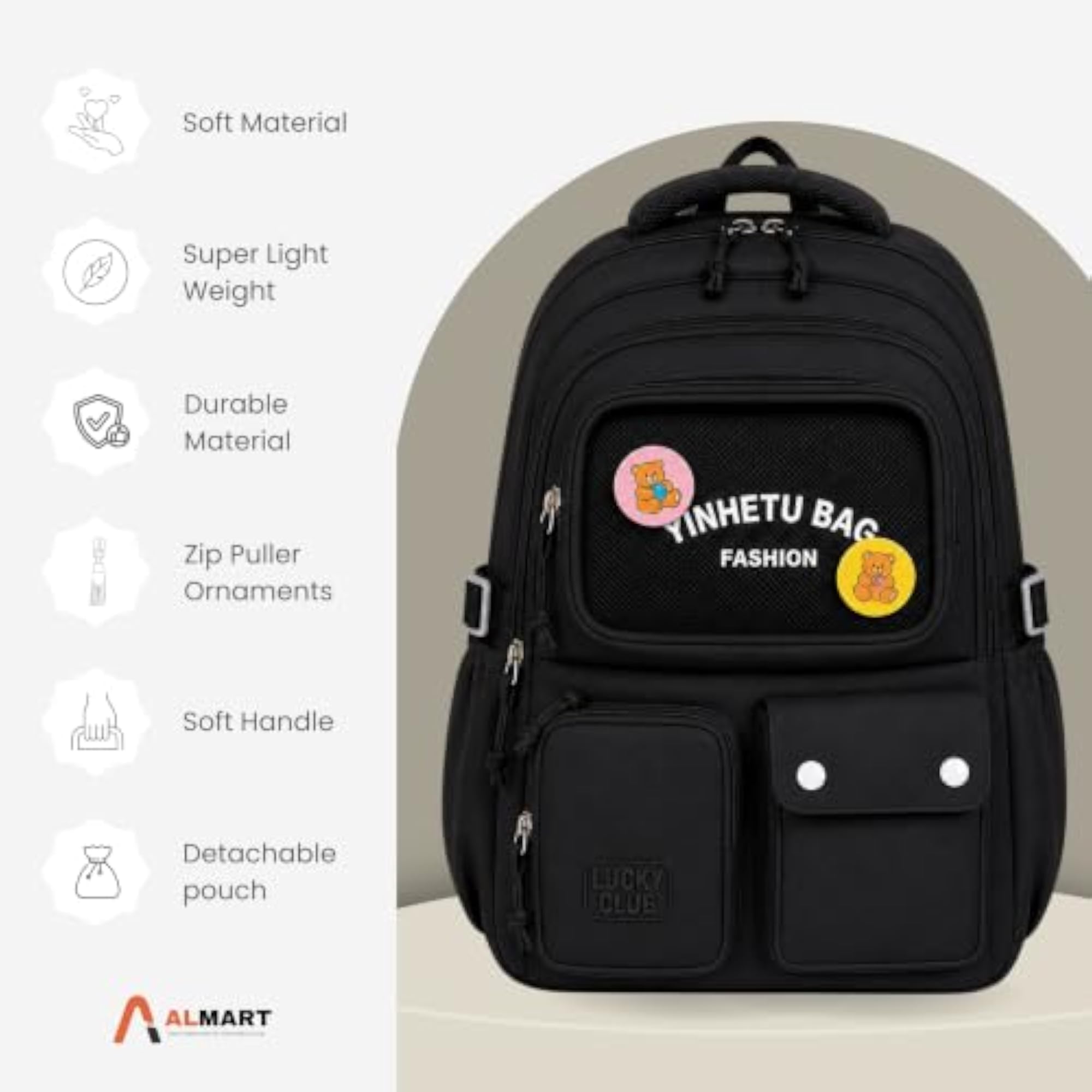 Large Capacity School Backpack for Boys & Girls