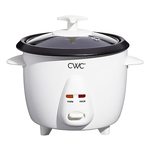 COOK WITH COLOR 6 Cup Rice Cooker 300W - Effortless Cooking and Perfectly, Cooks 3 Cups of Raw Rice for 6 Cups of Cooked Rice, Cream
