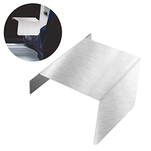 hinffinity Kühlschrank-Türöffner - Berührungslose Hände Frei Fuß Türöffnerhalterung Berührungslose Isolierung Türgriff - Kontaktlose Sicherheitsisolierung (Silber)