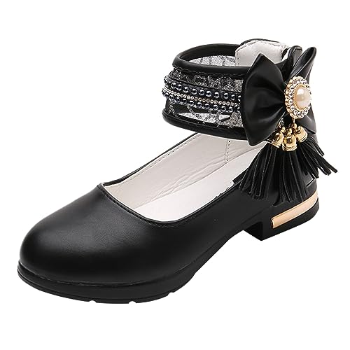 Models Sweet Girls Leather Sandals With Jewelry Tassel Girls Summer Party Wedding Dress Low Heels Toddler Shoess Toddler Jellies