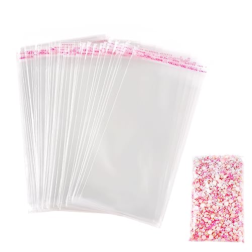 Sacs transparents refermables LOMIMOS pour protéger les bonbons d'anniversaire