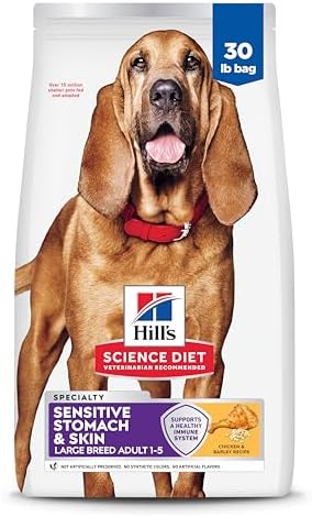 Hill's Science Diet Adult 1-5 Large Breed Sensitive Stomach & Ski...